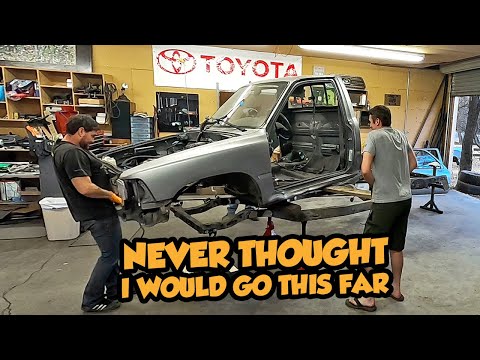 Removing the body off a truck | Samantha Vlog 4