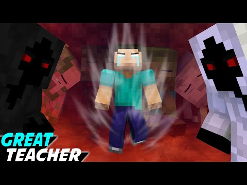 GREAT TEACHER JOHANZCRAFT VS BAD ENTITY'S - MINECRAFT ANIMATION MONSTER SCHOOL