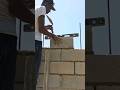 how to perfectly plumb and level a concrete block #construction
