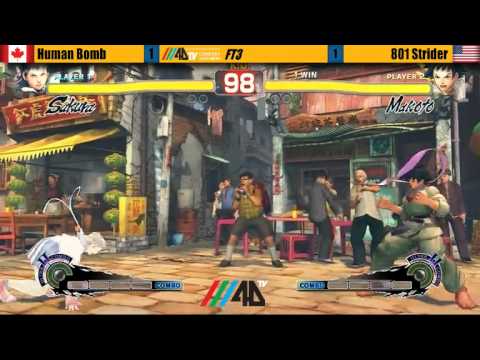 Human Bomb (SAK) vs. 801 Strider (MA) FT3 - Canada Cup Gaming 2012 VIP Room