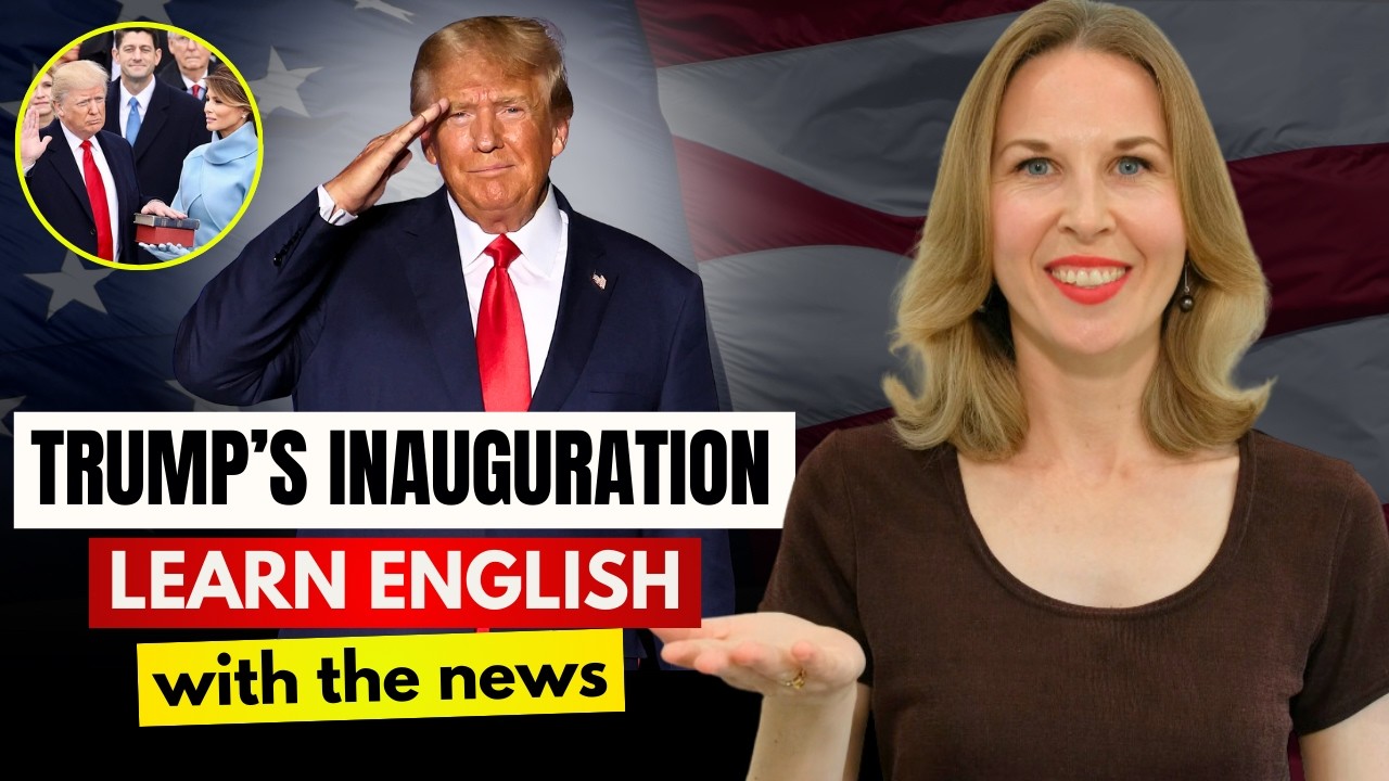 Donald Trump’s Inauguration 🇺🇸 Learn English With the News