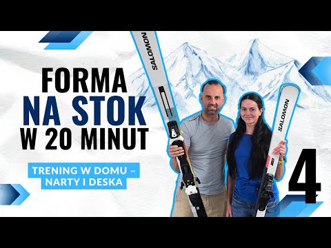 Szybki start na stok  - trening 20 minut dziennie - trening 4 dla narciarzy - ćwiczenia równoważne