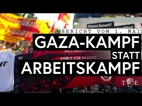 Gaza-Kampf statt Arbeitskampf: Auf der Revolutionären 1. Mai Krawall-Demo in Berlin