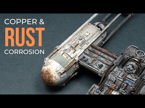 Weathering the Y-Wing | Rust and Copper Patina - Bandai 1/72 scale