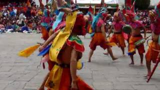 preview picture of video 'Festival in Bhutan'