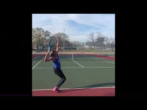 Awesome trick, reverse slice serve #tennis #wta #serve