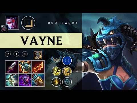 Vayne ADC vs Ezreal - EUW Challenger Patch 26.04