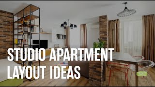 Studio Apartment Layout Ideas