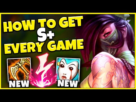 *NEW BEST BUILD* HOW TO GET AN S+ EVERY GAME AS AKALI (3 EASY STEPS) - League of Legends