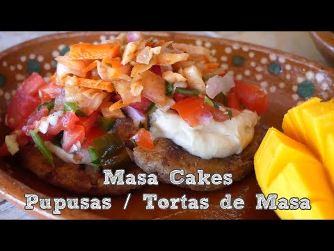 Masa Cakes with Cabbage Slaw | Pupusas con Cortido | Tortas de Masa con Ensalada de Col