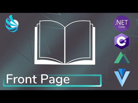 ASP.NET Core, C#, EF Core, Nuxtjs, Vuetify - Front Page - Tricking Library Ep49