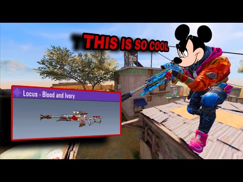 Using The BEST EPIC LOCUS Skin In CODM (Mickey Mouse Voice)