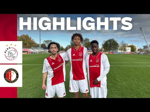 INSANE END TO THE GAME 😵‍💫 | Highlights Ajax O17 - Feyenoord O17
