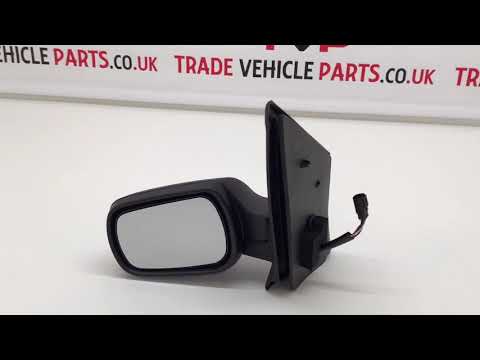 Fits Ford Fiesta Mk6 2002-2005 Door Wing Mirror Electric Heated Textured Passenger Side video