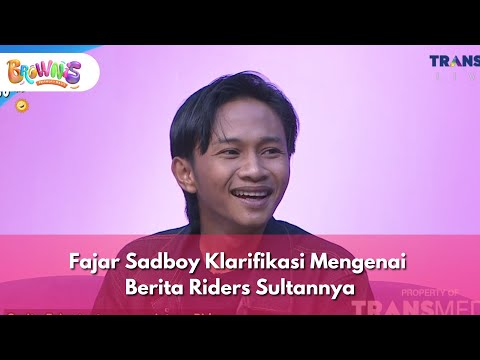 Fajar Sadboy Klarifikasi Mengenai Berita Riders Sultannya - BROWNIS (23/1/26) P1