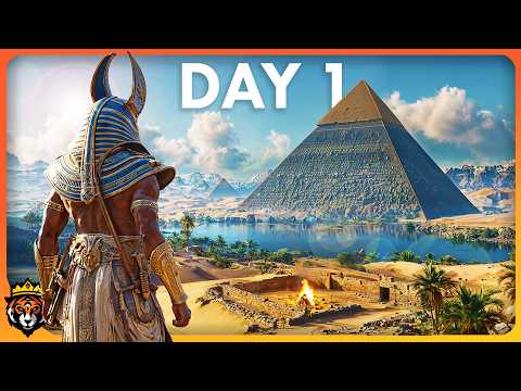 DAY 1 Exclusive Look at this Ancient Egypt Survival Game...