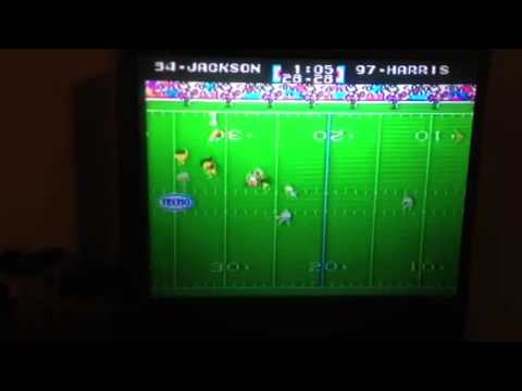 Bo Jackson crazy Tecmo bowl runs