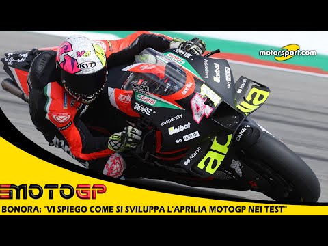Bonora: "Vi spiego come si sviluppa l'Aprilia MotoGP nei test"