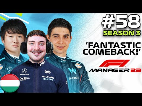 F1 MANAGER 23 | FANTASTIC COMEBACK! | Williams CAREER MODE #58 | F1 Manager 2023 #f1manager23