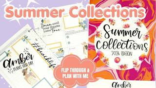 Summer Collections Sticker Book 2026 Edition | Amber Plans Her Day | Flip Through | Plan With Me