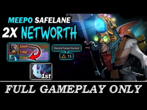 Centaur + Morphling networth = Meepo Networth, First item Manta style - Full Gameplay Meepo #327