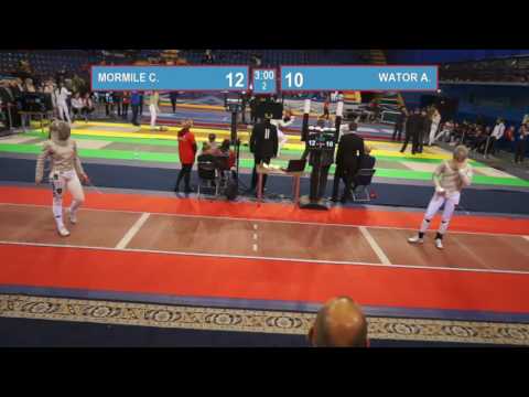 T32. MORMILE Chiara (ITA) - WATOR Angelika (POL). Sabre women.