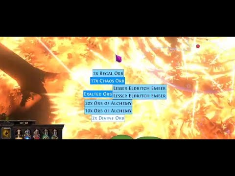 [PoE 3.21] 9 Raw Divines in 40 Jungle Valley Maps. Alch & Go - MF Blade Vortex Pathfinder