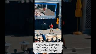 Carnival Firenze Sailaway party #carnival #carnivalfirenze #carnivalcruise