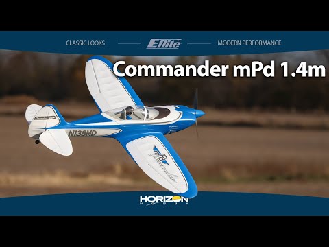 E-flite Commander mPd 1.4m - Classic Looks, Modern Performance