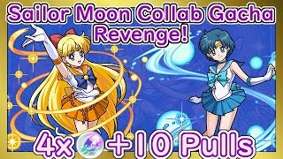 [Monster Strike] Sailor Moon Tokudama x 4 + 10 Pull Revenge!