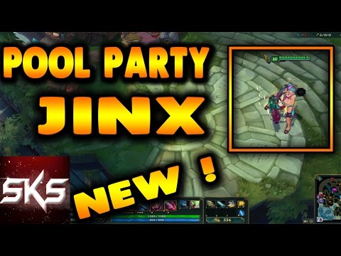 🎄🎄🎄 2022 new video ✪POOL PARTY JINX  ✪(league of legends) 🎄🎄🎄
