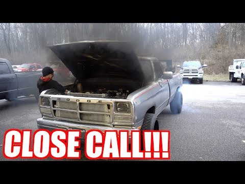 The First Gen CUMMINS RUNS AWAY with new HOT SCREW!!! Not AGAIN!!!!