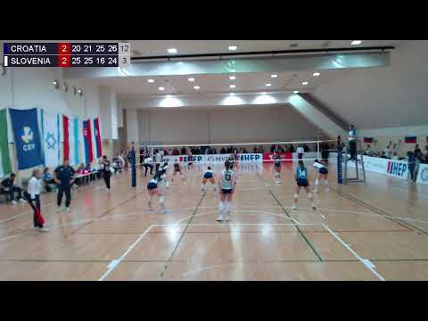 10.1.2026., CEV ECQ U18 W - MEVZA, semifinal 1, CROATIA – SLOVENIA