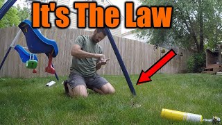 The Law Says This Is How To Anchor A Swing Set | THE HANDYMAN |