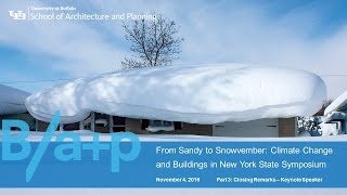 Watch video Part 3 of Symposium: From Sandy to Snowvember