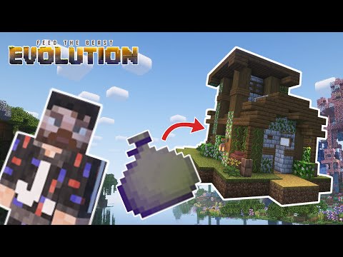 They gave me a Free HOUSE! - FTB Evolution - Modded Minecraft - Episode 01
