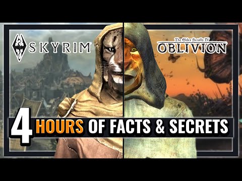 Nearly 4 Hours of Random Skyrim and Oblivion Lore, Facts, and Secrets
