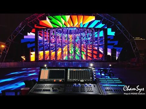 2017 LDI Main Stage - MagicQ MQ500 Stadium with Koen De Puysseleir