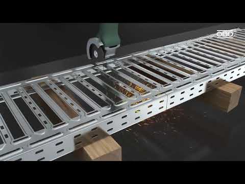 11   OBO Mounting of Magic cable tray   OBO Bettermann