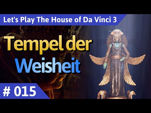 The House of Da Vinci 3 deutsch Teil 15 - Tempel der Weisheit Let's Play