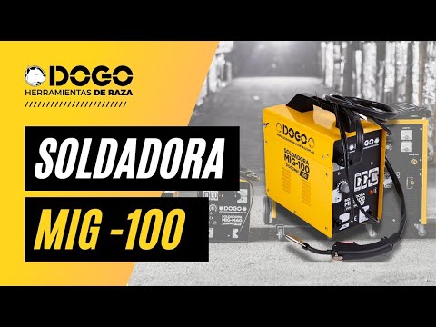 Soldadora Dogo Mig 100 P/alambre Flux Sin Gas Maquina Soldar