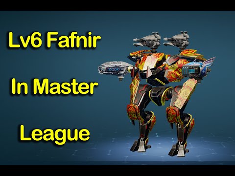 What a Lv 6 Fafnir can do in Master league with Skadi pulsar gameplay WR War Robots 7.5