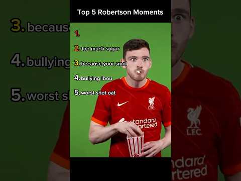 Top 5 Robertson Funny Moments 🏴󠁧󠁢󠁳󠁣󠁴󠁿 #robertson #liverpool #lfc #football #funny #top5