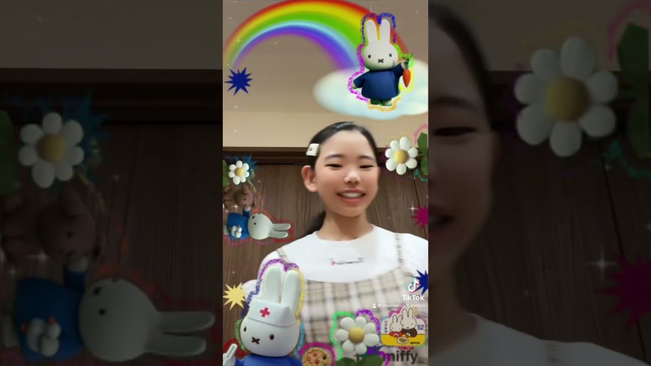 【TikTok】踊ってみた ミッフィー可愛いうさちゃん ダンス練習中 #short #ショート