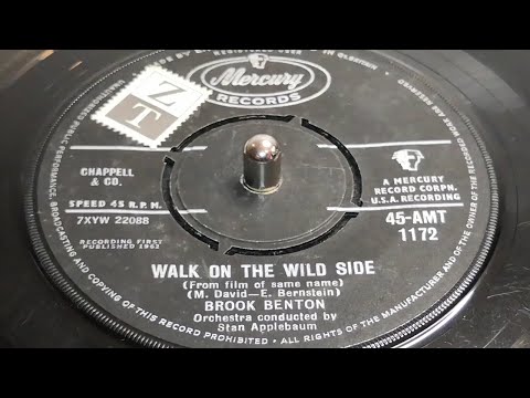 Brook Benton - Walk On The Wild Side (1962 7" Single)