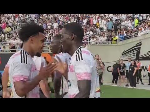 Real Madrid Vs Juventus Match | Timothy Weah Goal🔥| HD