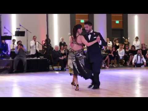 Christian Marquez & Virginia Gomez @ Nora's Tango Week 2017 July 4 Vals Demo 2/4