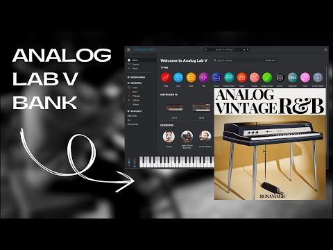 Analog Lab V Bank - Analog Vintage R&B | Soul, RnB, Gospel (Sade, Frank Ocean, Kanye West)
