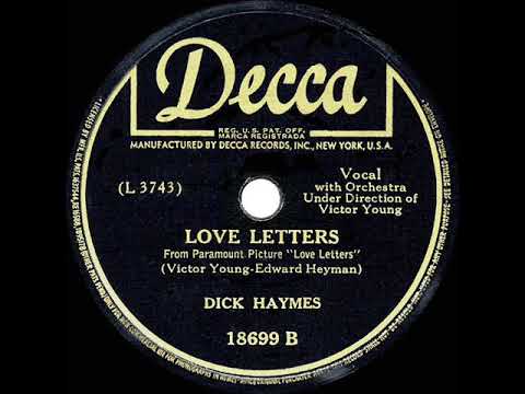 1945 HITS ARCHIVE: Love Letters - Dick Haymes