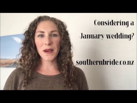 Considering a January wedding date? Some things to consider